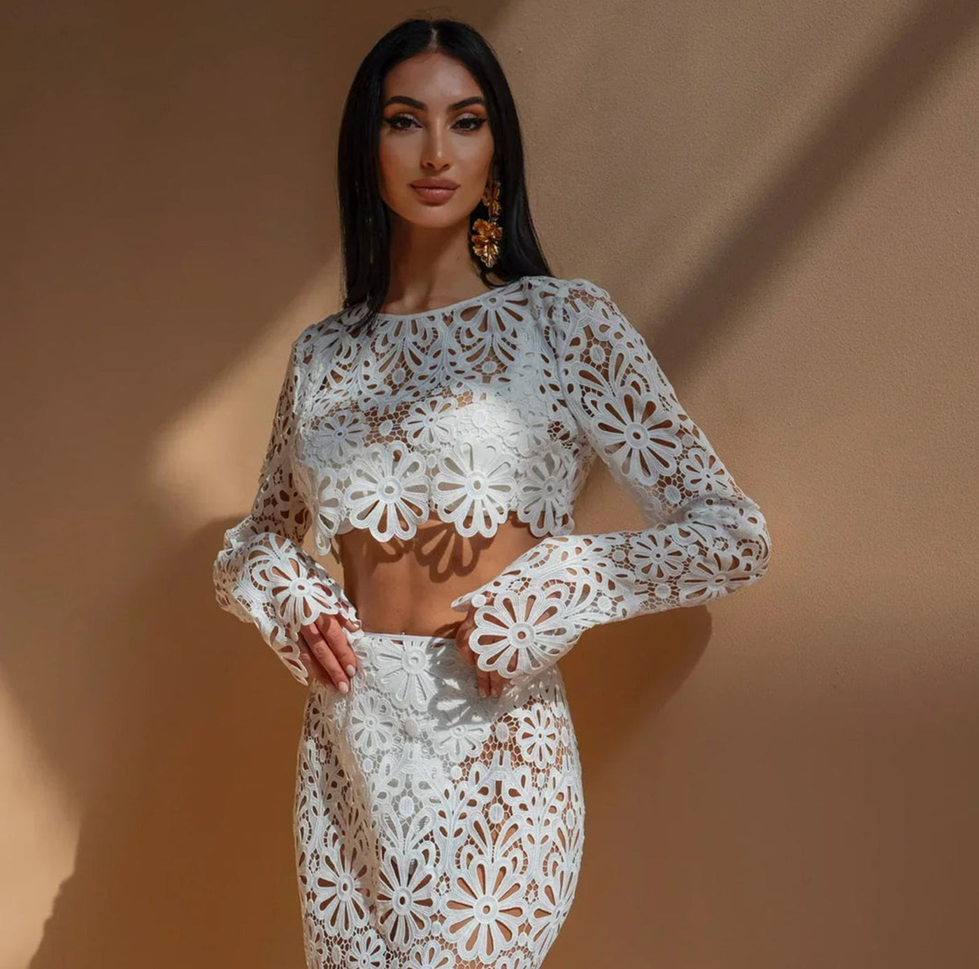 Aubriella™ | Completo Wrap a Maniche Lunghe