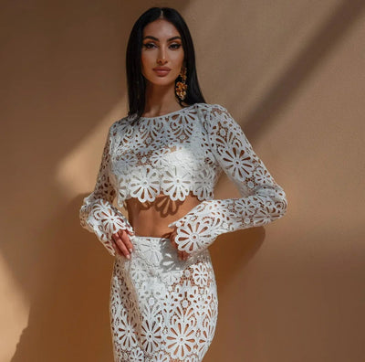 Aubriella™ | Completo Wrap a Maniche Lunghe