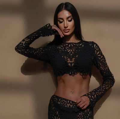 Aubriella™ | Completo Wrap a Maniche Lunghe
