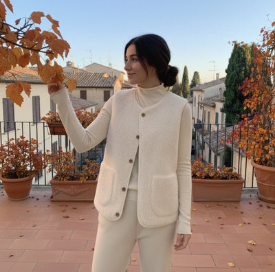 Aria™ | Gilet Teddy Morbido e Chic