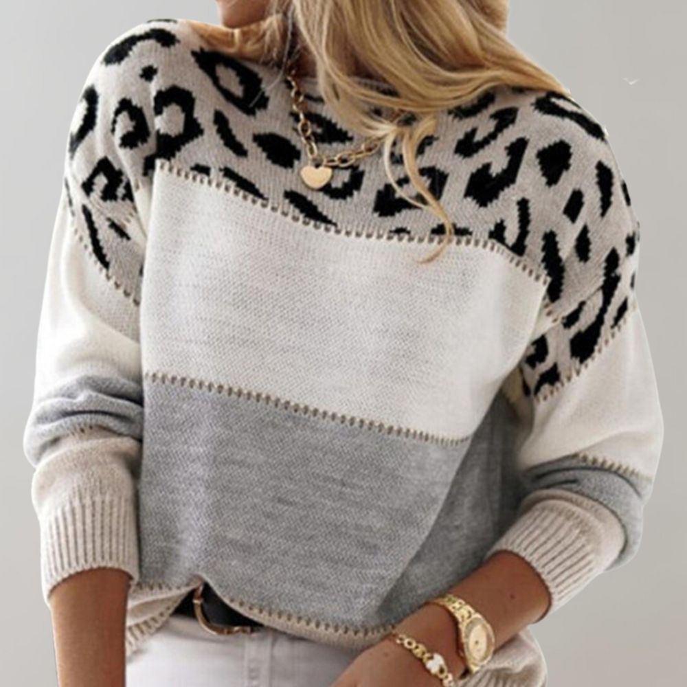Cléa™ | Maglione leopardato chic – elegante e raffinato
