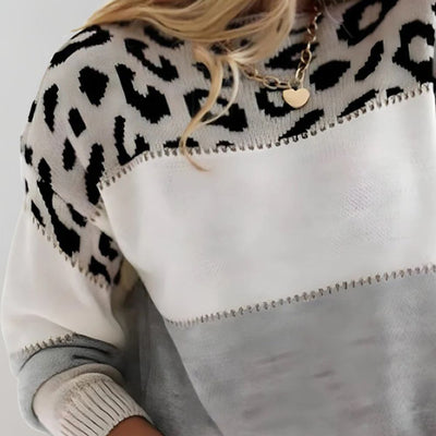 Cléa™ | Maglione leopardato chic – elegante e raffinato