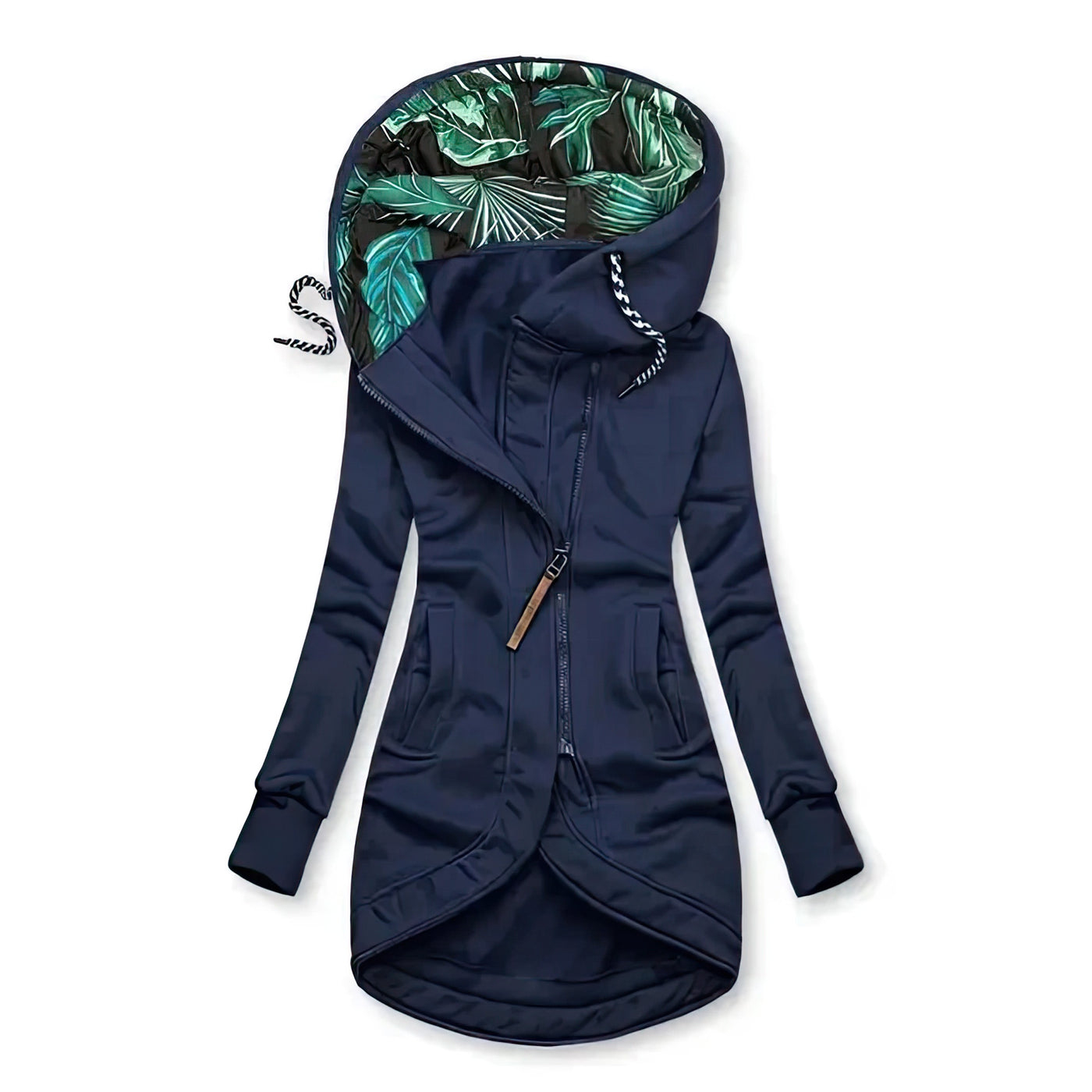 Elena™ | Cappotto invernale lungo asimmetrico