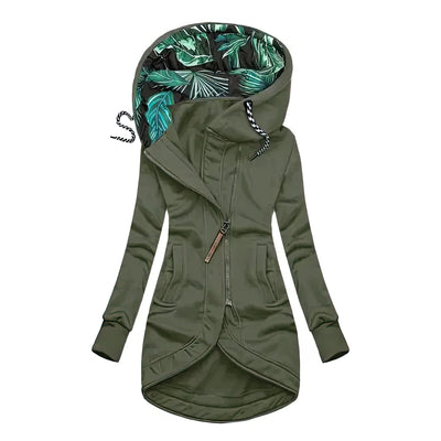 Elena™ | Cappotto invernale lungo asimmetrico