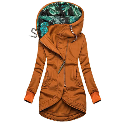Elena™ | Cappotto invernale lungo asimmetrico