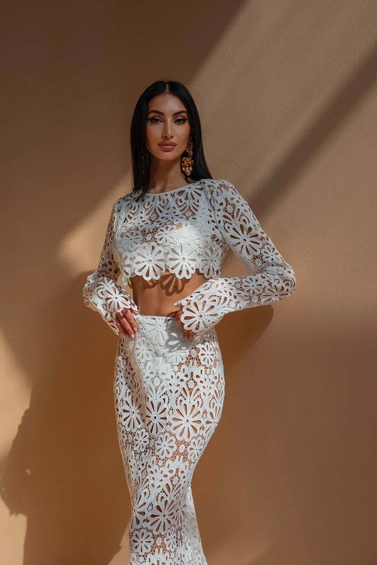 Aubriella™ | Completo Wrap a Maniche Lunghe
