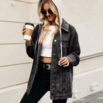 Yvette™ | Giacca Invernale in Denim da Donna