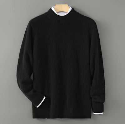 Vittoria™ | Maglione in puro cashmere con colletto alto