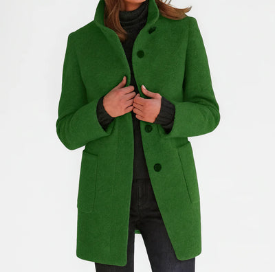 Alessia™ | Cappotto da donna con colletto alto