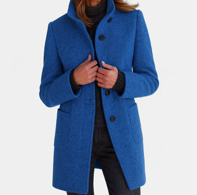 Alessia™ | Cappotto da donna con colletto alto