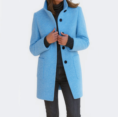 Alessia™ | Cappotto da donna con colletto alto