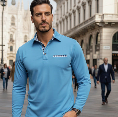 Lorenzo™ | Polo a maniche lunghe elegante