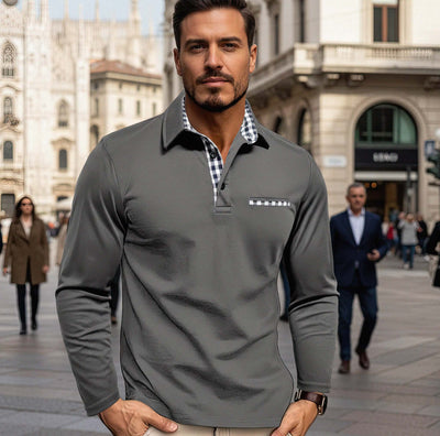 Lorenzo™ | Polo a maniche lunghe elegante