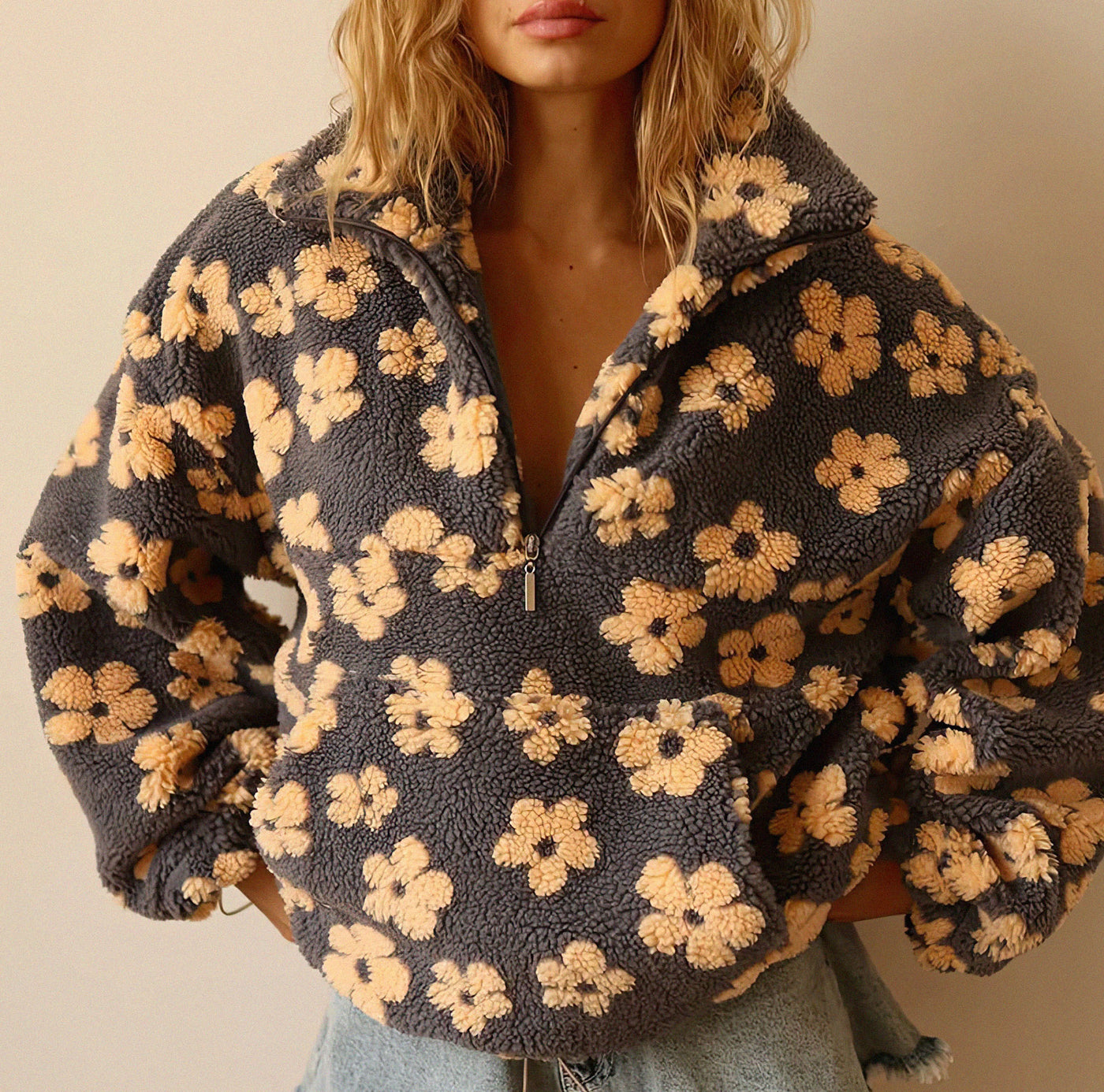 Lotte™ | Maglione con stampa floreale