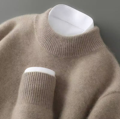 Vittoria™ | Maglione in puro cashmere con colletto alto