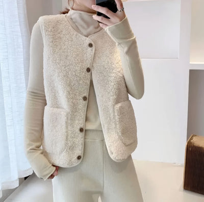 Aria™ | Gilet Teddy Morbido e Chic