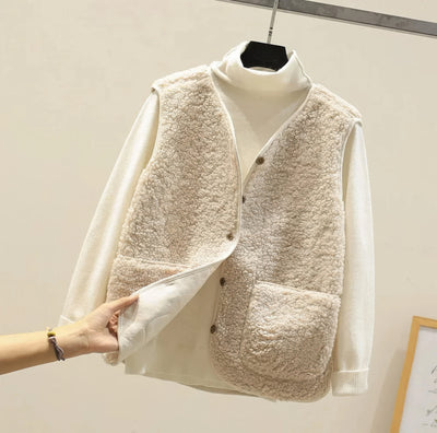 Aria™ | Gilet Teddy Morbido e Chic
